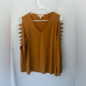 Michael Kors Mustard Blouse